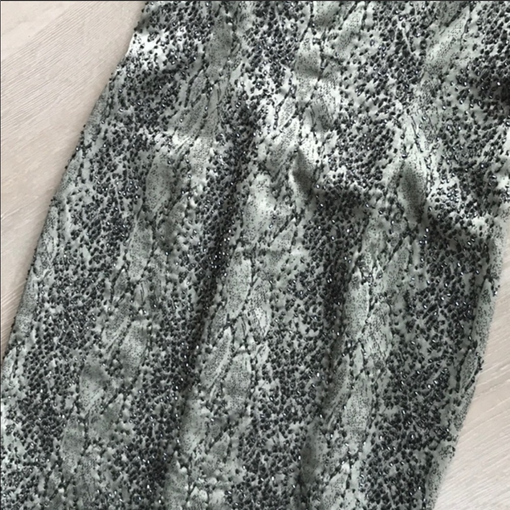 Cache Snake Print Beaded Dress Size 4 - image 5